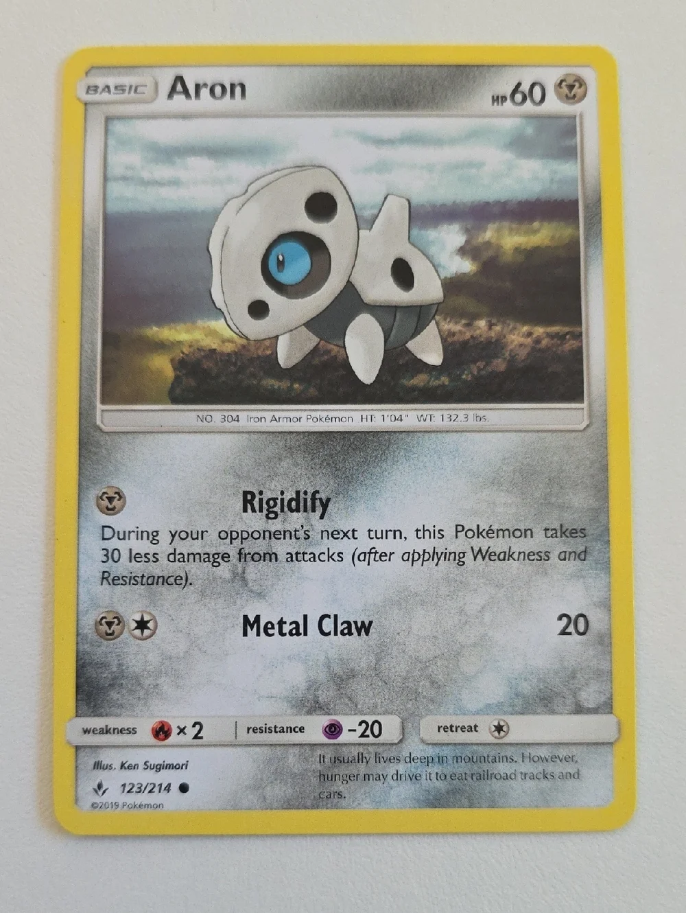 Pokemon Aron And Lairon Cards